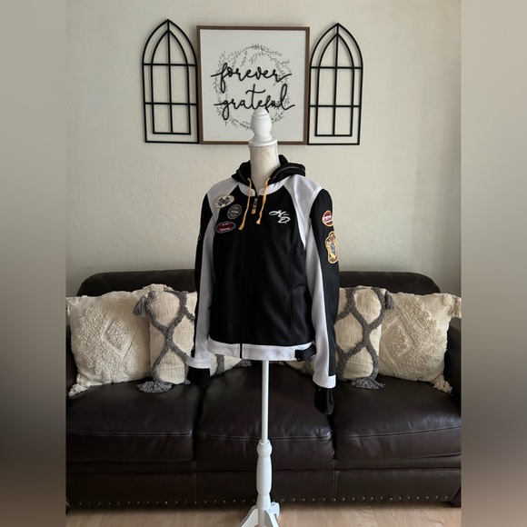 Harley-Davidson Women’s - 2 in 1 Nylon Riding Jacket Size L Embroidered Patches - Picture 6 of 16